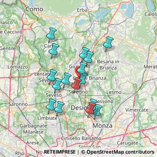 Mappa Via Statuto, 20833 Giussano MB, Italia (6.3)