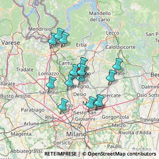 Mappa Via Statuto, 20833 Giussano MB, Italia (10.97938)