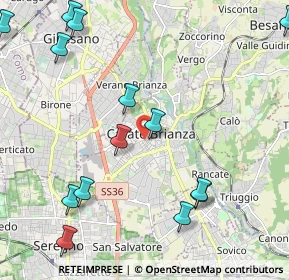 Mappa Via Felice Rossi, 20841 Carate Brianza MB, Italia (2.69071)