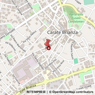 Mappa Via Don Costante Mattavelli, 2, 20841 Carate Brianza, Monza e Brianza (Lombardia)