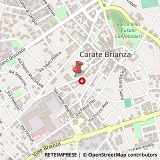 Mappa Via Sant'Ambrogio, 32, 20841 Carate Brianza, Monza e Brianza (Lombardia)