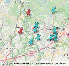 Mappa Bergamo 34 incr. via, 24030 Medolago BG, Italia (6.76545)
