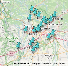 Mappa 24048 Bergamo BG, Italia (6.318)