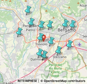 Mappa 24048 Bergamo BG, Italia (3.40643)