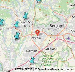 Mappa 24048 Bergamo BG, Italia (6.76167)