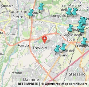 Mappa 24048 Bergamo BG, Italia (2.7725)