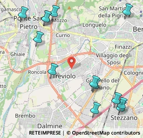 Mappa 24048 Bergamo BG, Italia (2.76692)