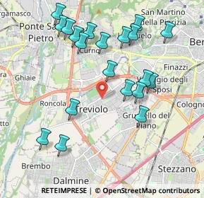 Mappa 24048 Bergamo BG, Italia (2.0835)