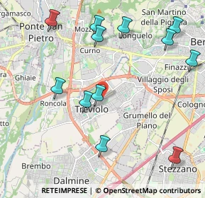 Mappa 24048 Bergamo BG, Italia (2.39917)