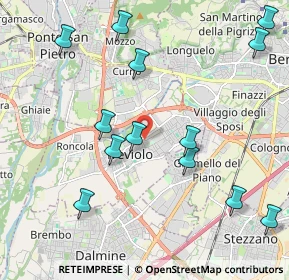 Mappa 24048 Bergamo BG, Italia (2.36615)