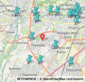 Mappa 24048 Bergamo BG, Italia (2.76563)