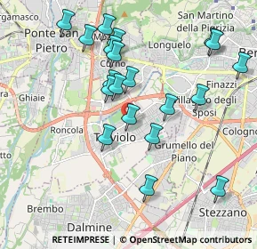Mappa 24048 Bergamo BG, Italia (1.9605)