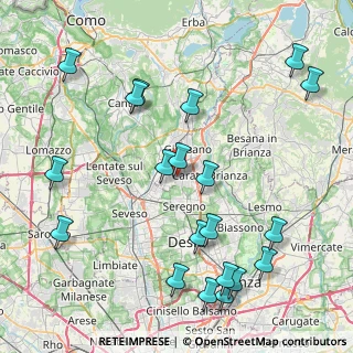 Mappa Via Manzoni Alessandro, 20833 Giussano MB, Italia (9.947)