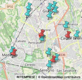 Mappa Via Alessandro Manzoni, 20833 Giussano MB, Italia (2.4)
