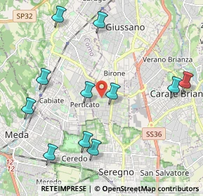 Mappa Via Alessandro Manzoni, 20833 Giussano MB, Italia (2.35273)