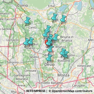 Mappa Via Alessandro Manzoni, 20833 Giussano MB, Italia (5.06938)