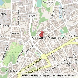 Mappa Via San Giulio, 85, 21012 Cassano Magnago, Varese (Lombardia)