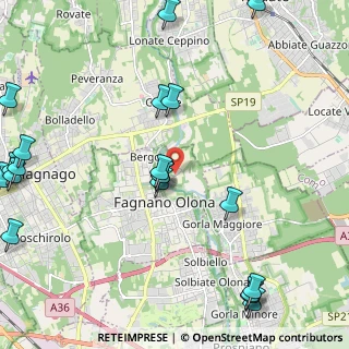 Mappa Via Balzarine, 21054 Fagnano Olona VA, Italia (2.972)