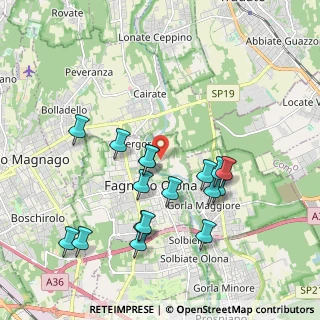 Mappa Via Balzarine, 21054 Fagnano Olona VA, Italia (1.93706)