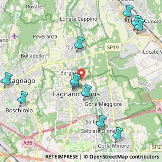 Mappa Via Balzarine, 21054 Fagnano Olona VA, Italia (2.68818)