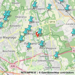 Mappa Via Balzarine, 21054 Fagnano Olona VA, Italia (2.90941)