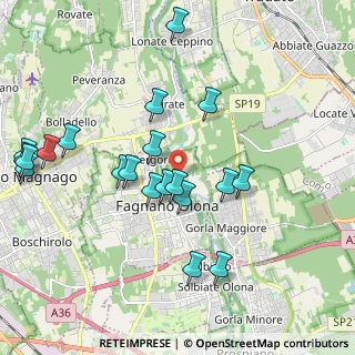 Mappa Via Balzarine, 21054 Fagnano Olona VA, Italia (2.124)