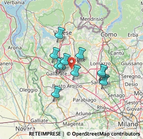 Mappa Via Balzarine, 21054 Fagnano Olona VA, Italia (9.49273)