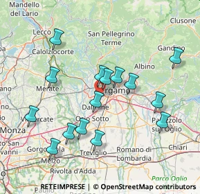 Mappa Via delle Querce, 24048 Treviolo BG, Italia (14.86)