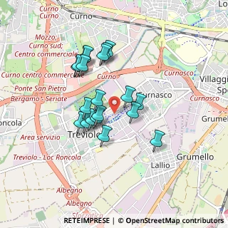 Mappa Via dei Platani, 24048 Treviolo BG, Italia (0.725)