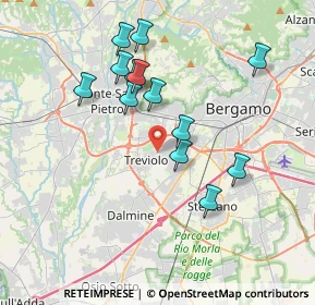 Mappa Via delle Querce, 24048 Treviolo BG, Italia (3.48308)