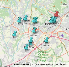 Mappa Via dei Platani, 24048 Treviolo BG, Italia (3.59733)