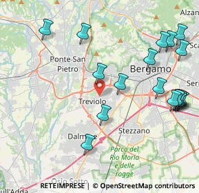 Mappa Via dei Platani, 24048 Treviolo BG, Italia (4.98778)