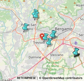 Mappa Via delle Quercie, 24048 Treviolo BG, Italia (4.25417)