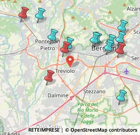 Mappa Via delle Querce, 24048 Treviolo BG, Italia (4.50786)