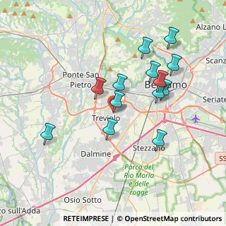 Mappa Via delle Querce, 24048 Treviolo BG, Italia (3.51)