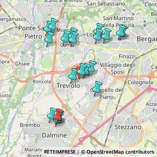 Mappa Via delle Quercie, 24048 Treviolo BG, Italia (2.0385)