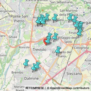 Mappa Via delle Quercie, 24048 Treviolo BG, Italia (2.229)