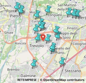 Mappa Via dei Platani, 24048 Treviolo BG, Italia (2.0035)