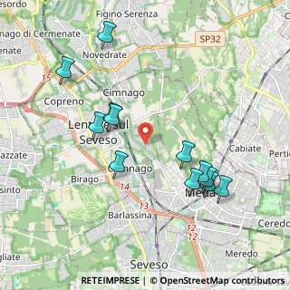 Mappa Via Gian Battista Vico, 20823 Seveso MB, Italia (2.0025)