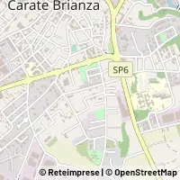Map Carate Brianza