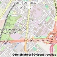 Mapa Bergamo