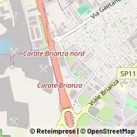Map Carate Brianza