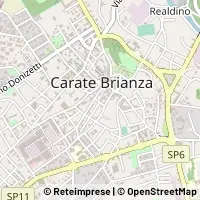 Map Carate Brianza