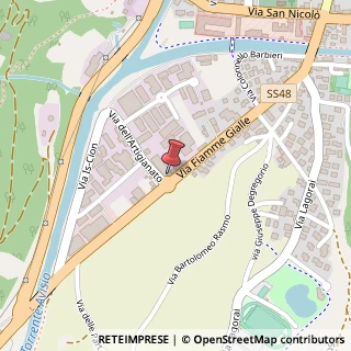 Mappa Via Fiamme Gialle, 42, 38037 Predazzo, Trento (Trentino-Alto Adige)