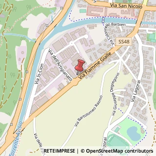 Mappa Via Fiamme Gialle, 38, 38037 Predazzo, Trento (Trentino-Alto Adige)