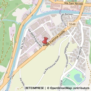 Mappa Via Fiamme Gialle, 44, 38037 Predazzo, Trento (Trentino-Alto Adige)