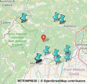 Mappa Località Paisa, 33090 Tramonti di Sopra PN, Italia (16.65133)