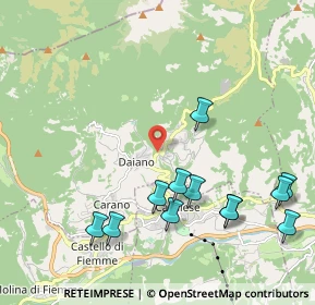 Mappa Via Val del Rù, 38030 Varena TN, Italia (2.60214)