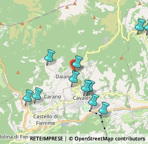 Mappa Via Val del Rù, 38030 Varena TN, Italia (2.13909)
