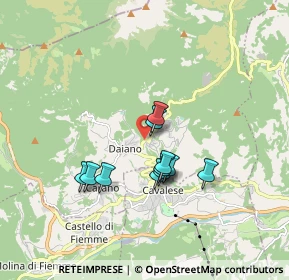 Mappa Via Val del Rù, 38030 Varena TN, Italia (1.36364)